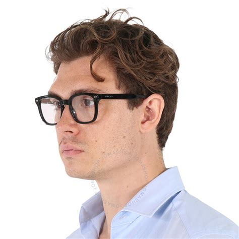 Gucci Eyeglasses GG 13440 Unisex Black Full Rim Plastic